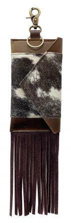 Showman Hair on Cowhide Phone Holder